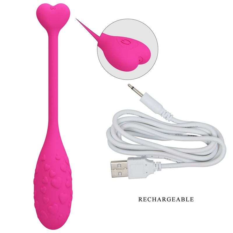 PRETTY LOVE – APP CONTROLLED PINK FISHER VIBRATING EGG