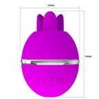 PRETTY LOVE – GEMINI BALL PURPLE ROUND SILICONE VIBRATOR