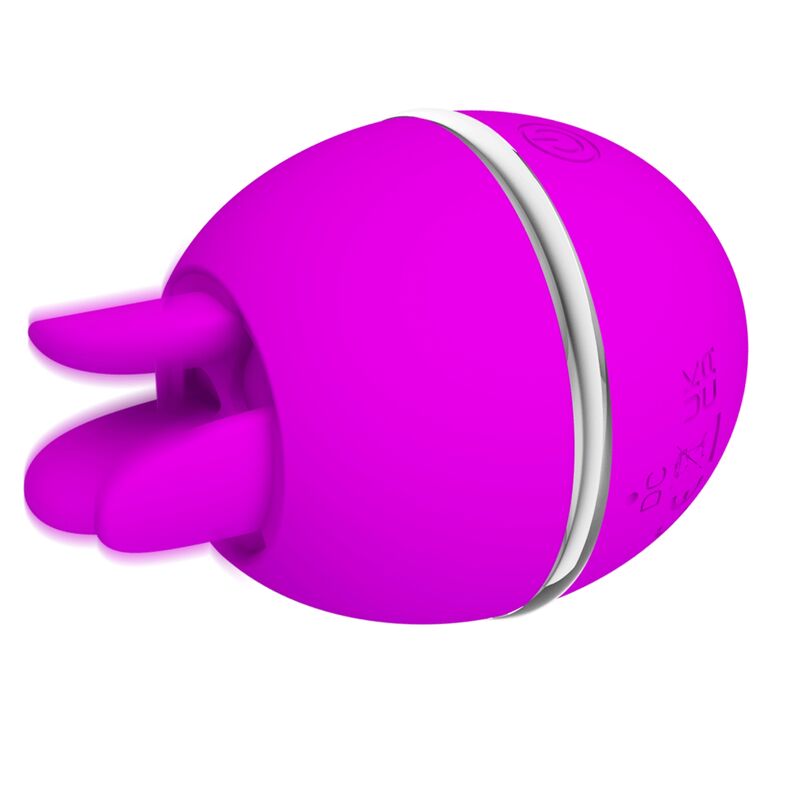 PRETTY LOVE – GEMINI BALL PURPLE ROUND SILICONE VIBRATOR