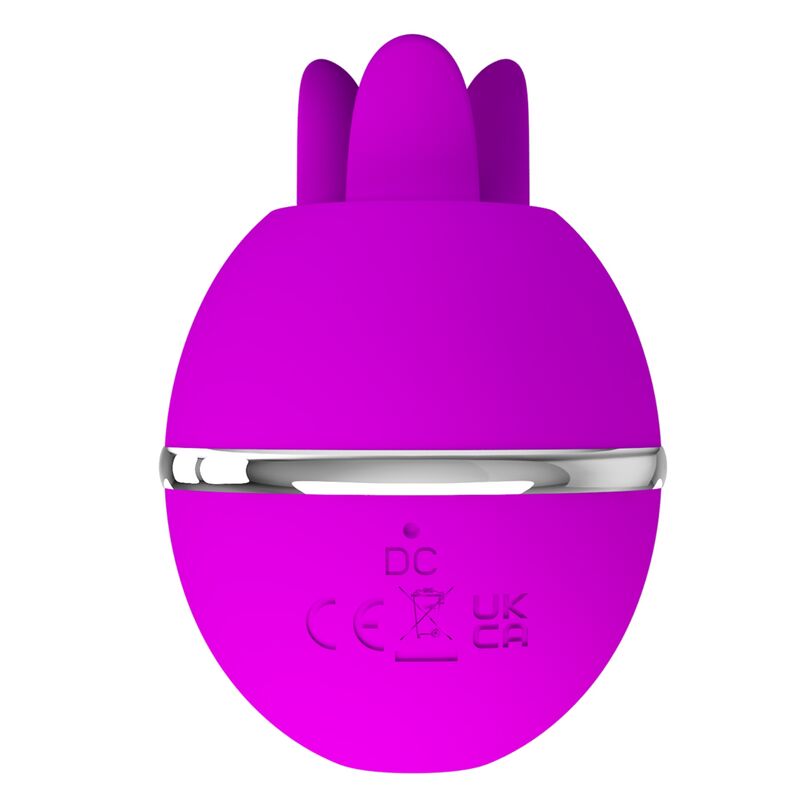 PRETTY LOVE – GEMINI BALL PURPLE ROUND SILICONE VIBRATOR