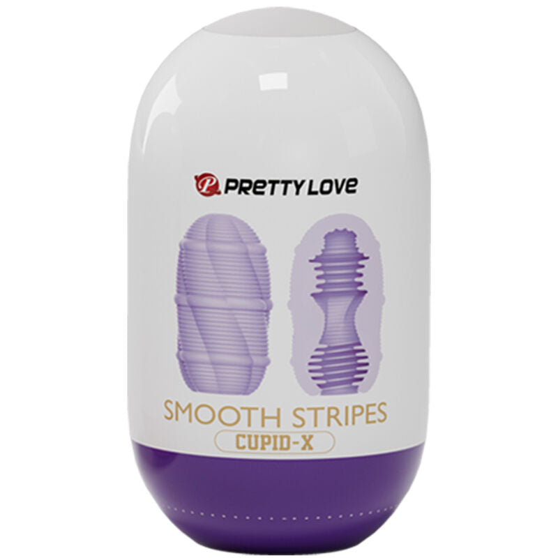 PRETTY LOVE – SMOOTH STRIPES CUPID MASTURBATOR EGG