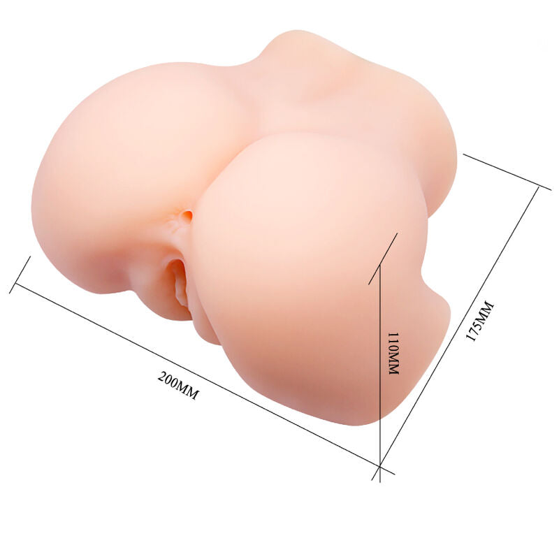 CRAZY BULL – VAGIN ET ANUS RÉALISTES DOUBLE VIBRATION
