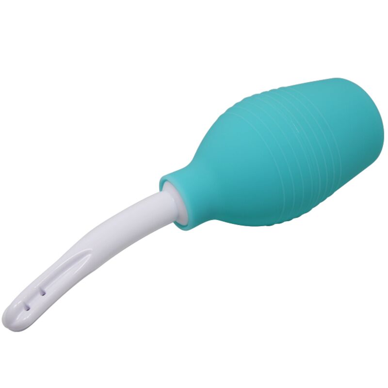 MR PLAY – DOCCIA ANALE IN GOMMA BLU PERA