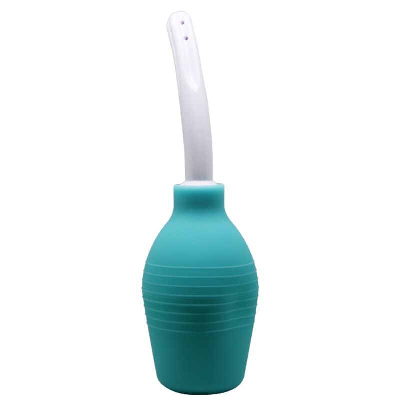 MR PLAY – DOCCIA ANALE IN GOMMA BLU PERA
