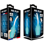 MR PLAY – DOCCIA ANALE IN GOMMA BLU PERA