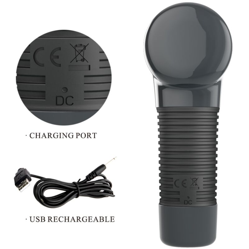 PRETTY LOVE Massagestab – Wiederaufladbares Massagegerät, 7 Funktionen