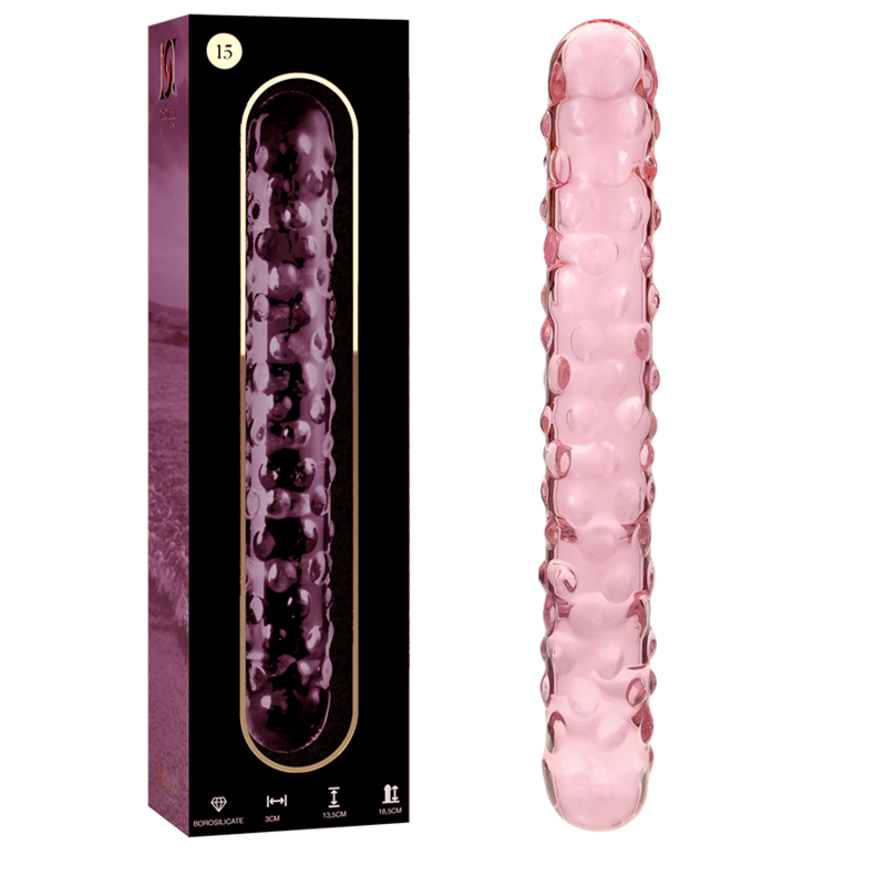NEBULA SERIES BY IBIZA – Modell 15 Dildo aus Borosilikatglas, 18,5 x 3 cm