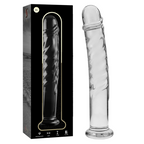 NEBULA SERIES BY IBIZA – Modell 16 Dildo aus Borosilikatglas, 18,5 x 3 cm
