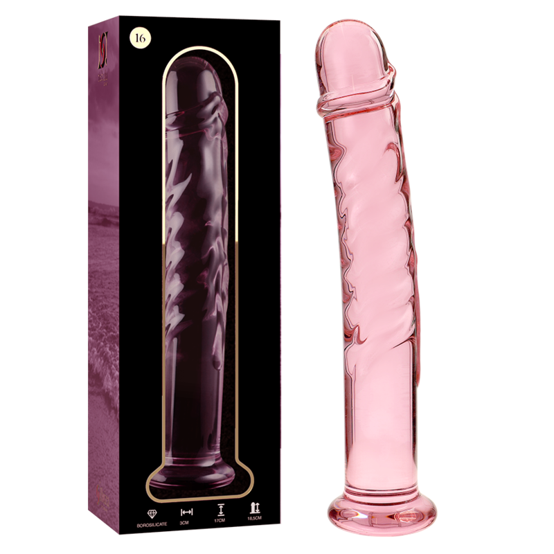 NEBULA SERIES BY IBIZA – Modell 16 Dildo aus Borosilikatglas, 18,5 x 3 cm