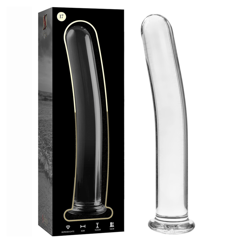 NEBULA SERIES BY IBIZA – Modell 17 Dildo aus Borosilikatglas, 18,5 x 3 cm