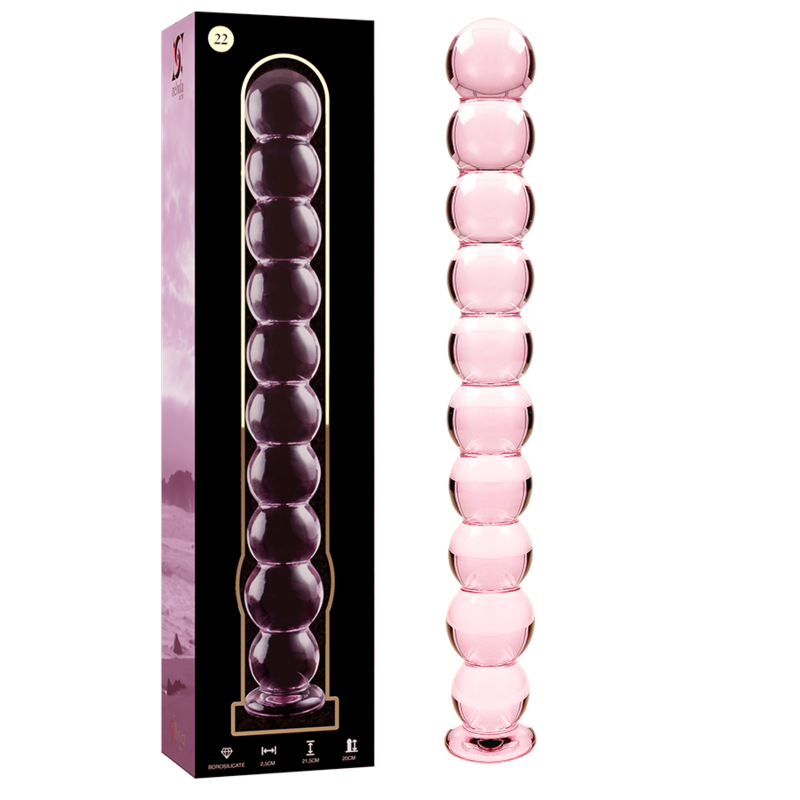NEBULA SERIES BY IBIZA – Modell 22 Dildo aus Borosilikatglas, 21,5 x 2,5 cm