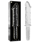 NEBULA SERIES BY IBIZA – Modell 24 Dildo aus Borosilikatglas, 28,5 x 5 cm