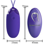 PRETTY LOVE Berger – Vibrationsei mit Fernbedienung, violett