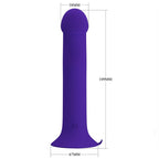 PRETTY LOVE Murray Youth – Vibrierender Saugdildo, violett