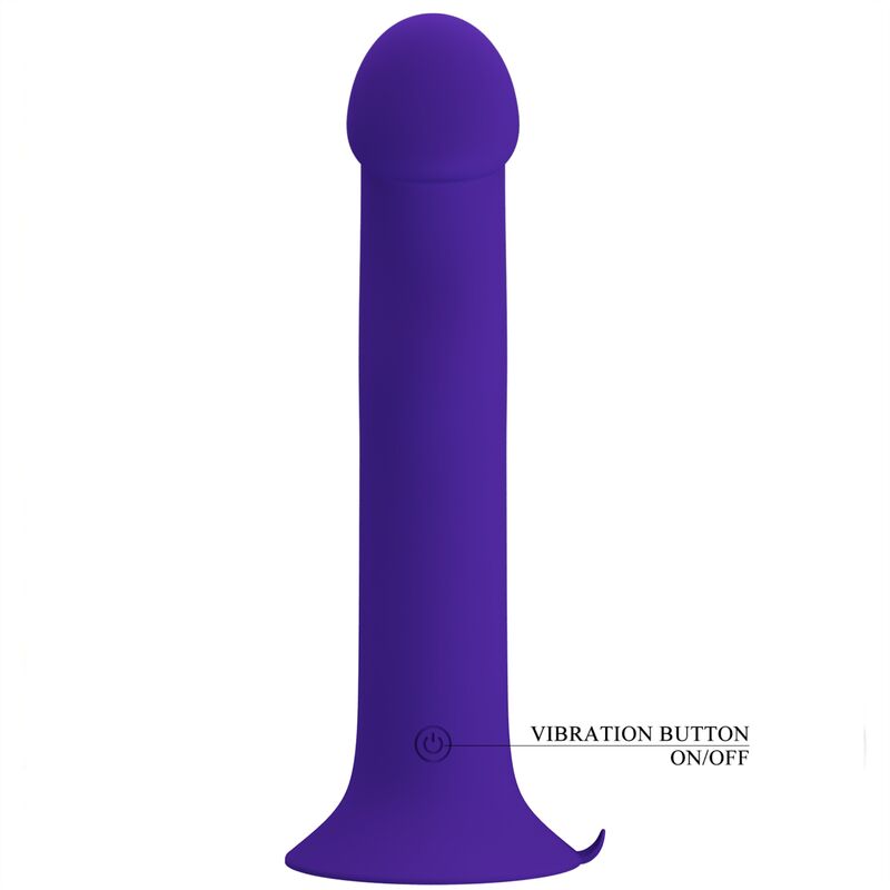PRETTY LOVE Murray Youth – Vibrierender Saugdildo, violett