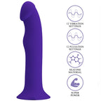 PRETTY LOVE Murray Youth – Vibrierender Saugdildo, violett