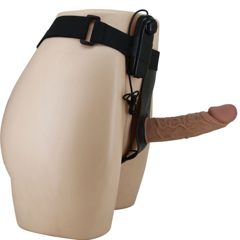 PRETTY LOVE Harness-Hose mit Vibrationsdildo, braun
