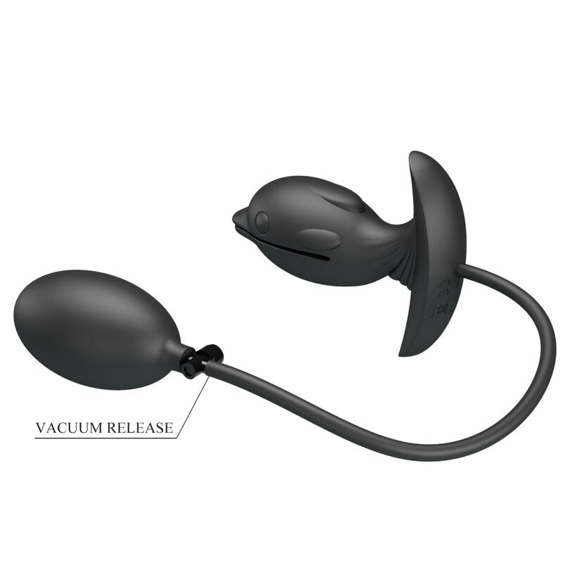 PRETTY LOVE Delfin – Aufblasbarer wiederaufladbarer Analplug