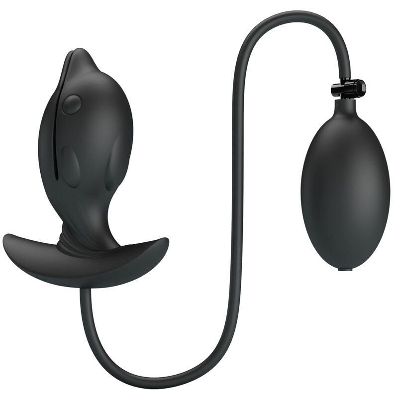 PRETTY LOVE Delfin – Aufblasbarer wiederaufladbarer Analplug