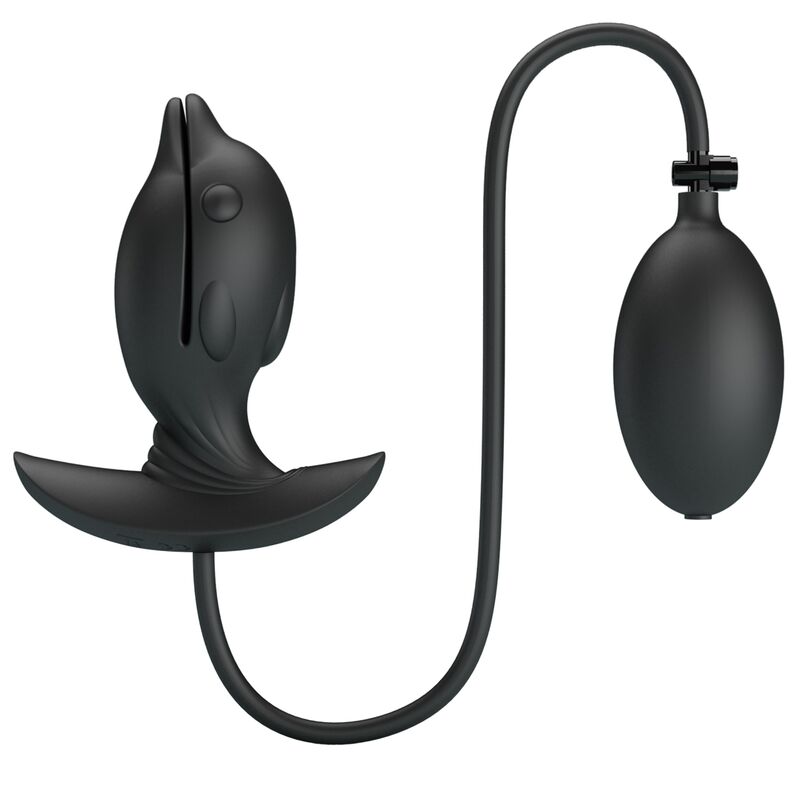 PRETTY LOVE Delfin – Aufblasbarer wiederaufladbarer Analplug