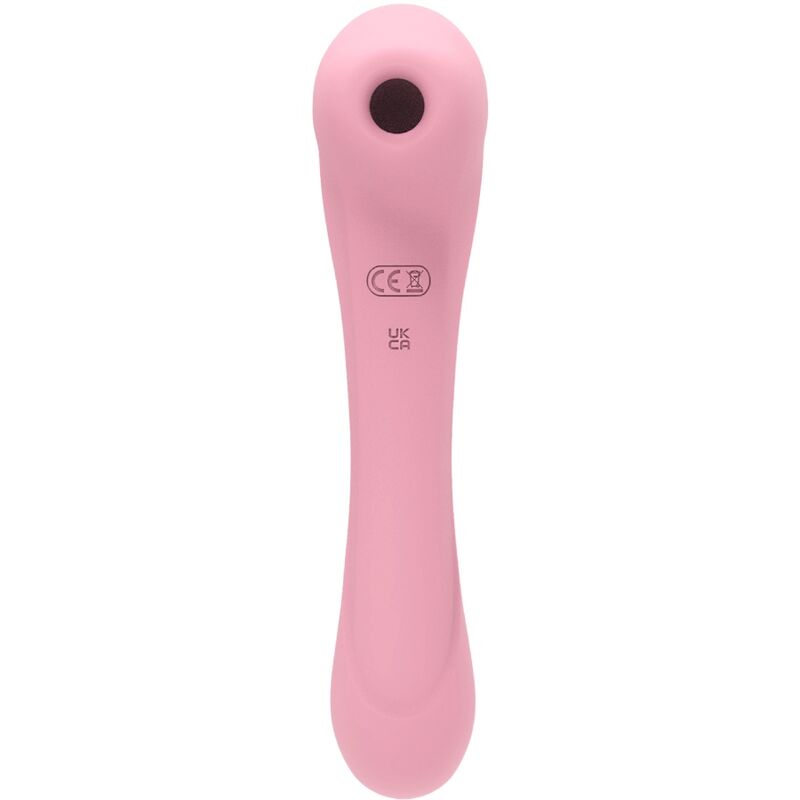 FEMINTIMATE – DAISY MASSAGER SUCTION AND VIBRATOR PINK
