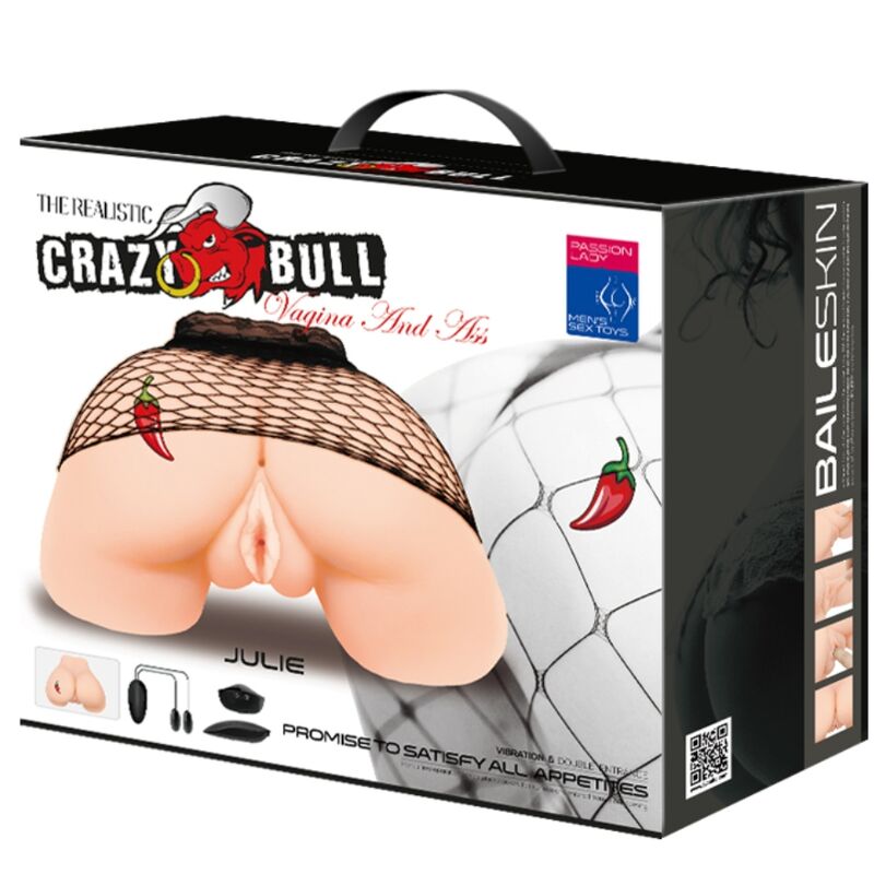 CRAZY BULL – Vagina- und Anus-Masturbator mit Vibration, Sound und Wärmefunktion