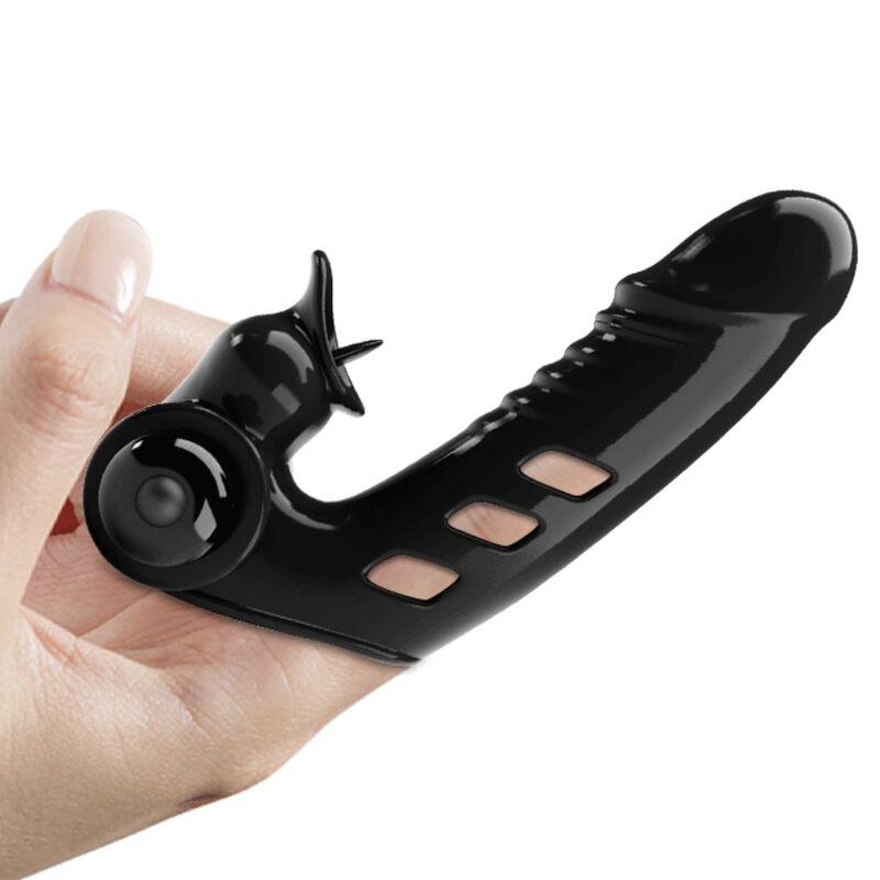 PRETTY LOVE – Corbin Fingervibrator, 10 Modi, Schwarz