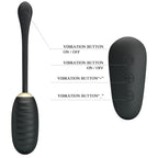 PRETTY LOVE – DOREEN OEUF VIBRANT RECHARGEABLE DE LUXE NOIR TÉLÉCOMMANDE