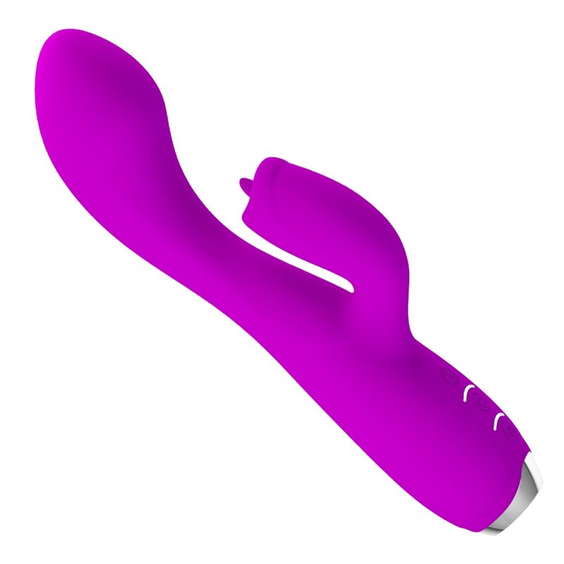 PRETTY LOVE – GLORIA RECHARGEABLE RABBIT VIBRATOR-WATERPROOF PURPLE