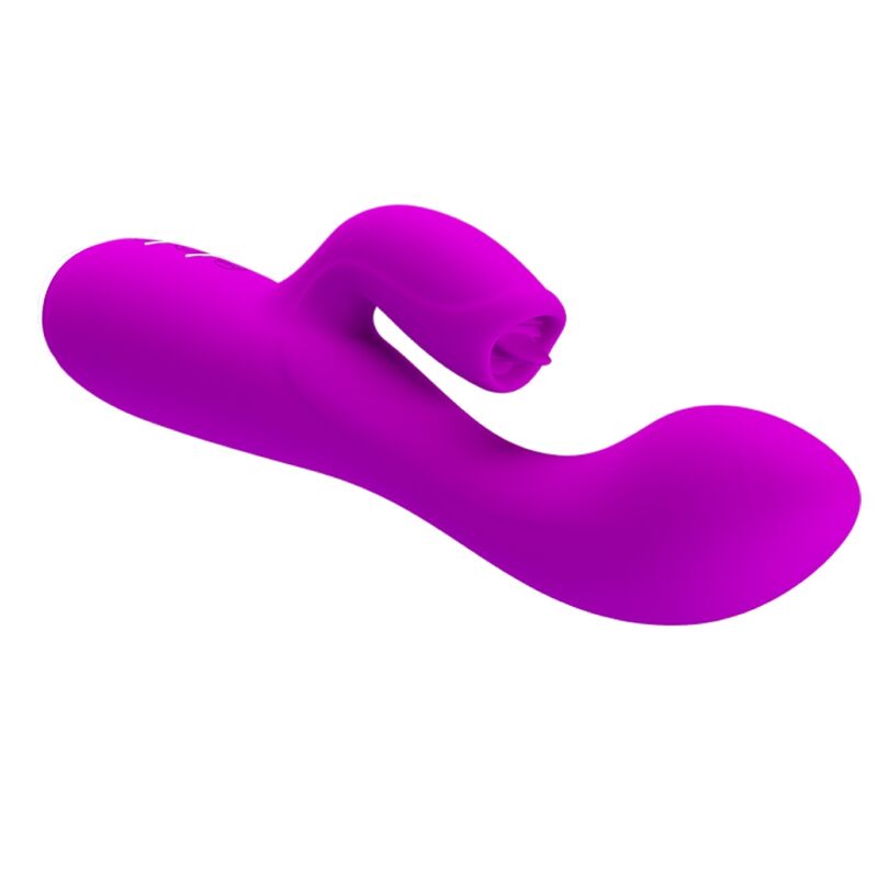 PRETTY LOVE – GLORIA RECHARGEABLE RABBIT VIBRATOR-WATERPROOF PURPLE