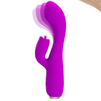 PRETTY LOVE – VIBRATORE RICARICABILE GLORIA RABBIT-VIOLA IMPERMEABILE