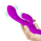 PRETTY LOVE – VIBRATORE RICARICABILE GLORIA RABBIT-VIOLA IMPERMEABILE