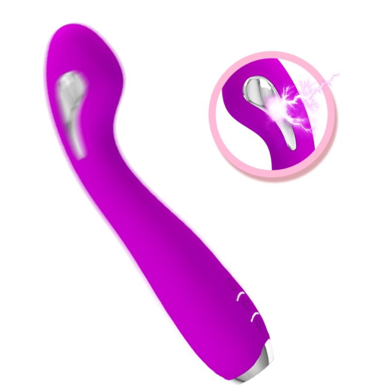 PRETTY LOVE – HECTOR RECHARGEABLE ELECTROSHOCK VIBRATOR WATERPROOF PURPLE