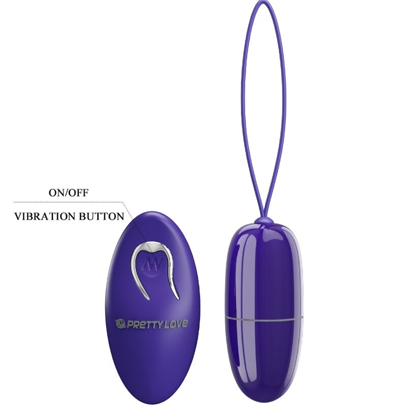 PRETTY LOVE Selkie – Mini-Vibrationsei mit Fernbedienung, violett