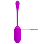 PRETTY LOVE – UOVO VIBRANTE JULIUS IMPERMEABILE-RICARICABILE VIOLA