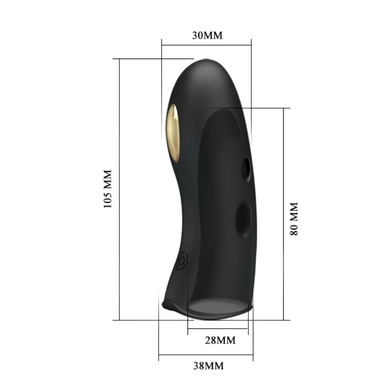 PRETTY LOVE – COPRIDITA PER ELETTROSTIMOLATORE MARICO NERO
