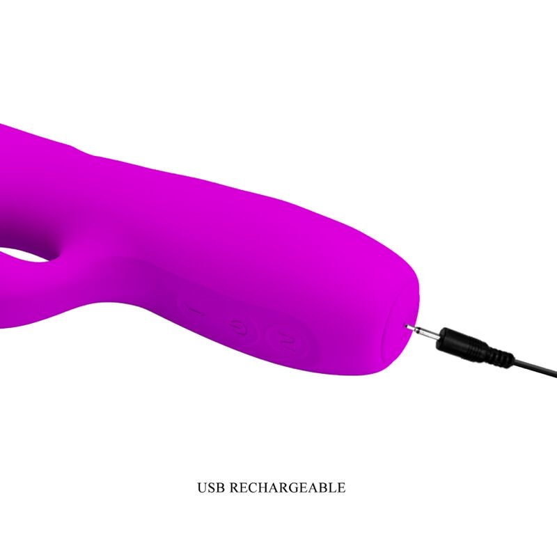 PRETTY LOVE Melanie – Rabbit-Vibrator mit Stossfunktion, violett