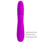 PRETTY LOVE Melanie – Rabbit-Vibrator mit Stossfunktion, violett