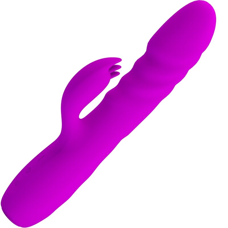 PRETTY LOVE Melanie – Rabbit-Vibrator mit Stossfunktion, violett