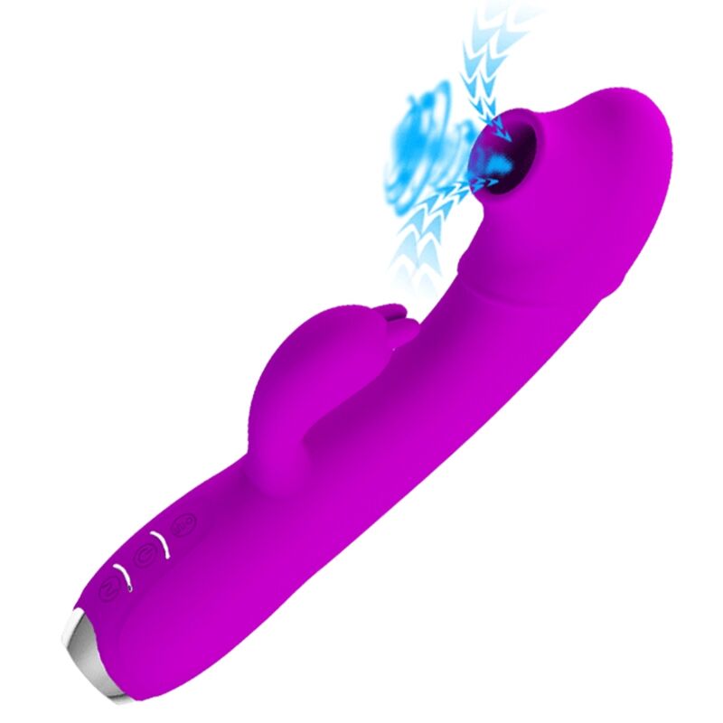 PRETTY LOVE Regina – Pulswellen-Vibrator mit Saugfunktion, lila