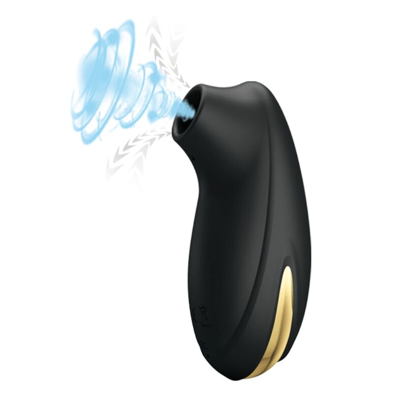 PRETTY LOVE Luxus-Saugmassager, schwarz