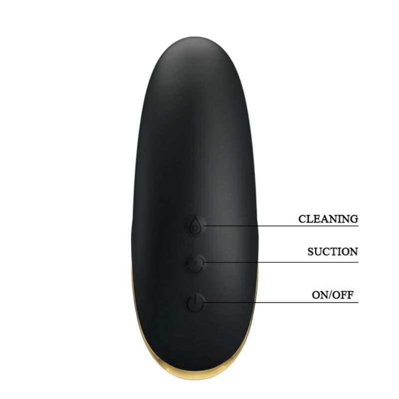 PRETTY LOVE Luxus-Saugmassager, schwarz
