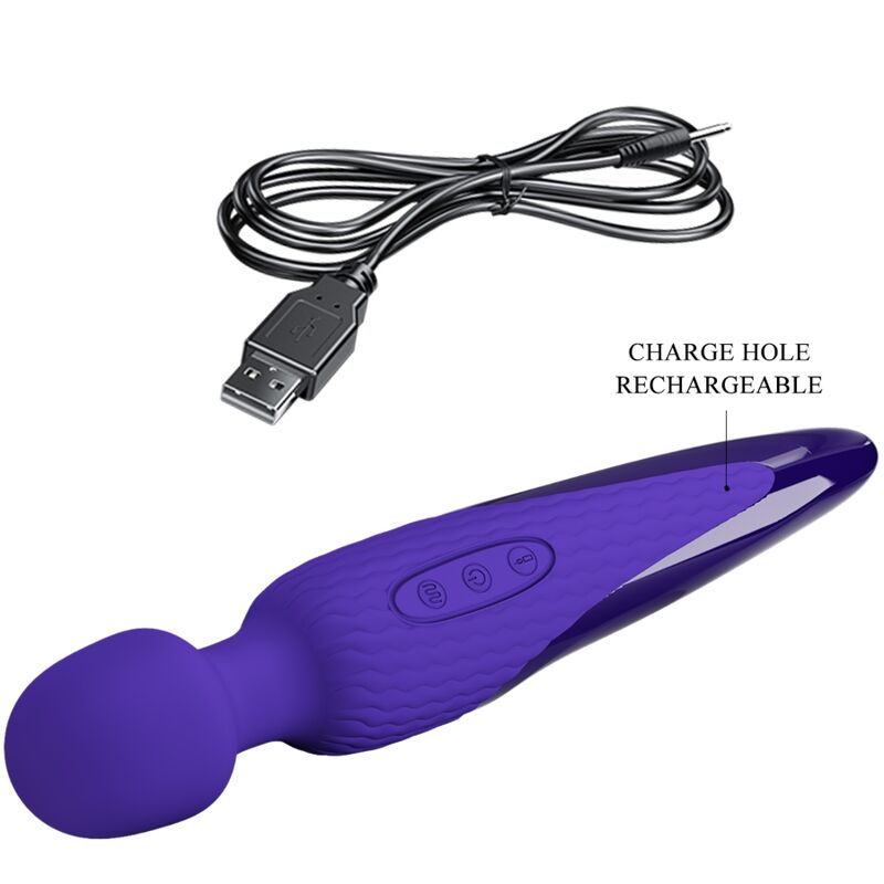 PRETTY LOVE – ANTONY YOUTH WAND VIBRATOR VIOLET HEAT EFFECT