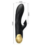 PRETTY LOVE Liberator – Luxus-Saugvibrator, vergoldet, schwarz