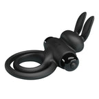 PRETTY LOVE – ANELLO VIBRATOR III RABBIT PER PENE NERO