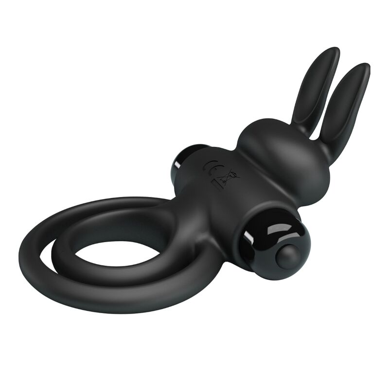 PRETTY LOVE – ANELLO VIBRATOR III RABBIT PER PENE NERO