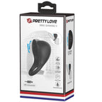 PRETTY LOVE – ANELLO VIBRANTE PER PENE CON LINGUA NERA