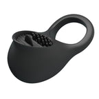 PRETTY LOVE – ANELLO VIBRANTE PER PENE CON LINGUA NERA