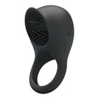 PRETTY LOVE – ANELLO VIBRANTE PER PENE CON LINGUA NERA