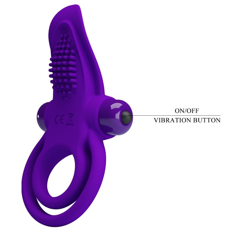 PRETTY LOVE – ANELLO VIBRANTE PER PENE VIOLA
